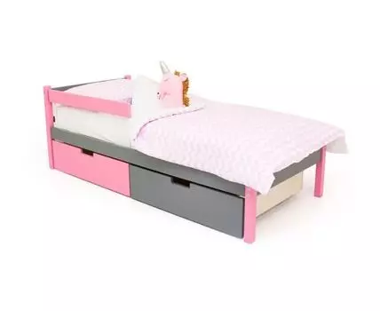 Детская кровать Svogen classic лаванда-графит (Серый)