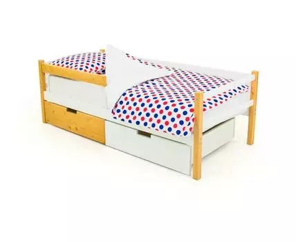 Детская кровать-тахта Svogen дерево-белый (Белый)