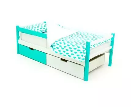 Детская кровать-тахта Svogen мятно-белый (Белый)