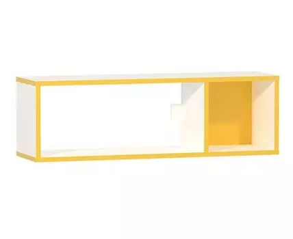 Детская полка Альфа (27.2, 24.2, Белый, 85.2)