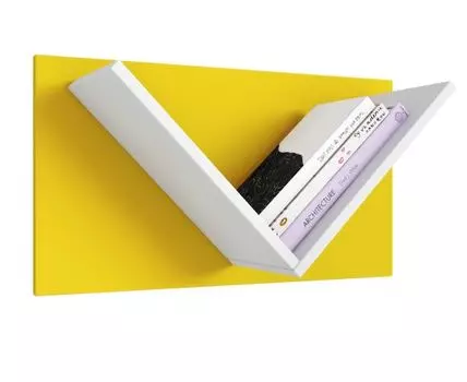 Детская полка Мирум 5Y 600 (33, 26, Дизайнерские, Белый, 60)