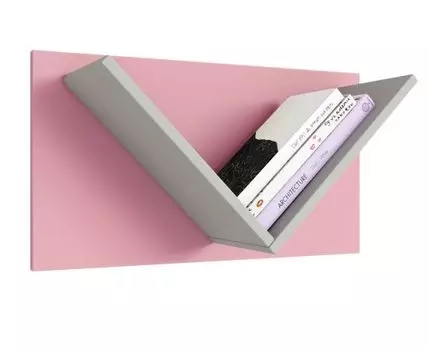 Детская полка Мирум 5Y 600 (33, 26, Дизайнерские, Серый, 60)