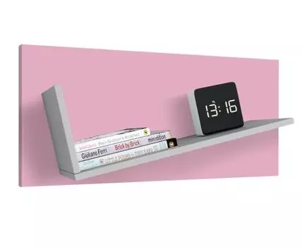 Детская полка Мирум 5Y 800 (33, 26, Дизайнерские, Серый, 80)