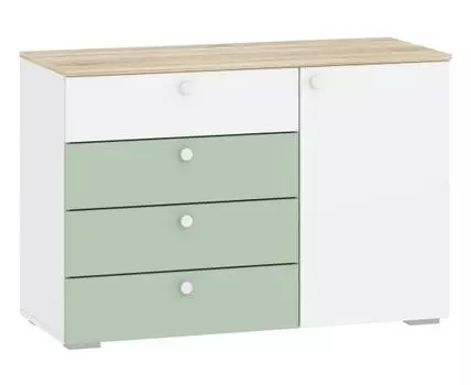 Детский комод Банни (76, 46, Белый, 112)