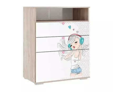 Детский комод Ренни (89, 42, Белый, 71)