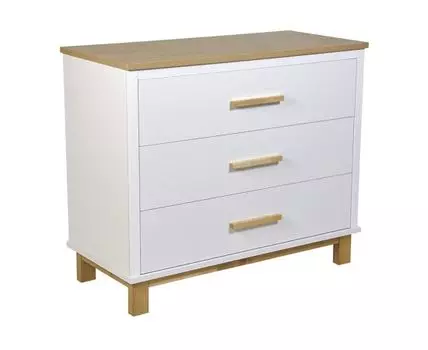 Детский комод Симпл 6 (93, 51,2, Без рамки для пеленания, Белый, 110,2)