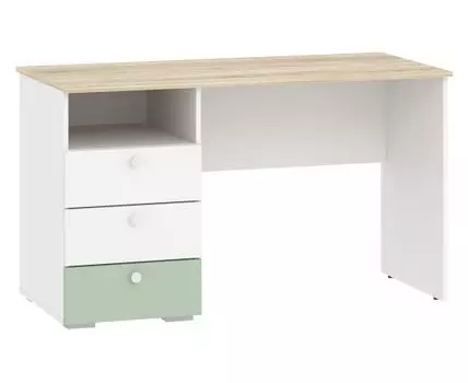 Детский компьютерный стол Банни (76, 60, Прямые, Белый, 130)