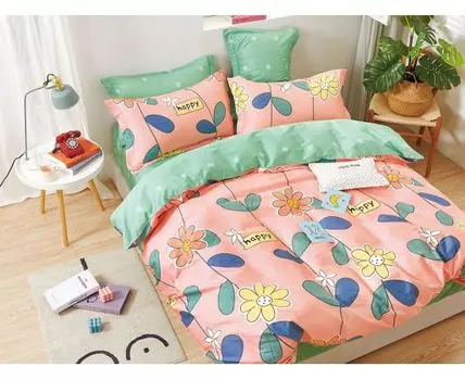 Детский комплект постельного белья Хэппи (Классические, Мультицвет)