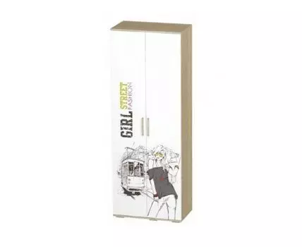 Детский шкаф Сенди (217.6, 46, Прямые, Белый, 80.2)