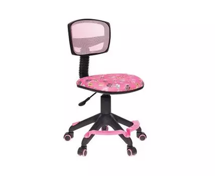 Детское компьютерное кресло Абстракция (88, 34.5, Регулируемые по высоте, Розовый, 41.5)