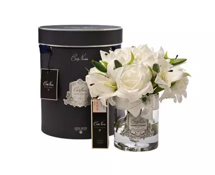 Диффузор Roses&LIlies white, спрей White Gardenia+Rose Petal 2*10ml Garda Decor