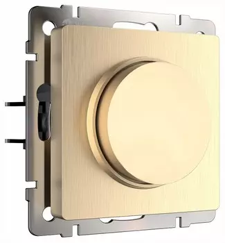 Диммер без рамки Werkel шампань рифленый W1142010