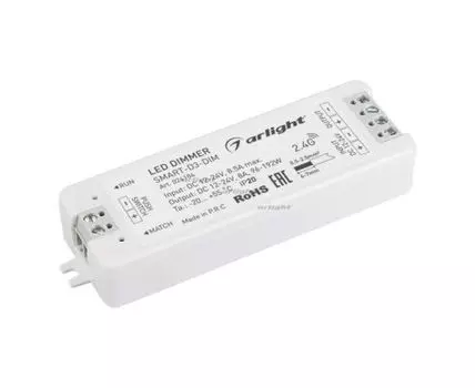 Диммер SMART-D3-DIM (12-24V, 8A, 2.4G)