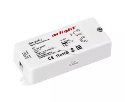 Диммер SR-2402 (12-36V, 96-288W, Metal-Touch)