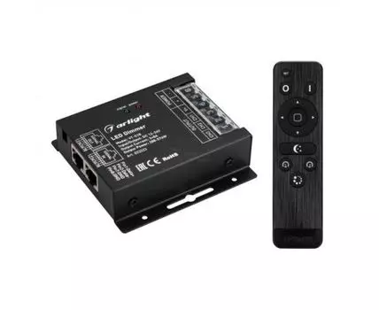 Диммер VT-S18-3x8A (12-24V, ПДУ Стик 12кн, RF)