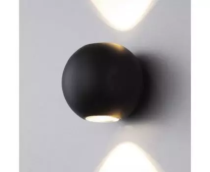 Diver черный уличный настенный светодиодный светильник 1566 TECHNO LED