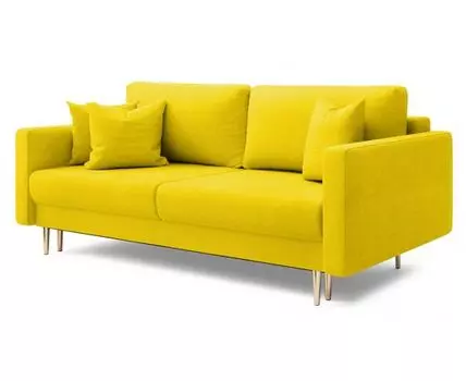 Диван Астро Лайт (Велюр, Желтый)