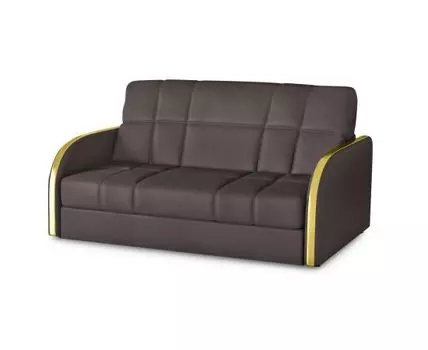 Диван Барто Лайт (Текстиль, темно-коричневый)