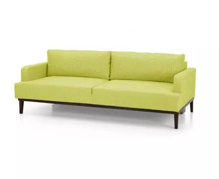 Диван Бендиго Лайт (Рогожка, Желтый)