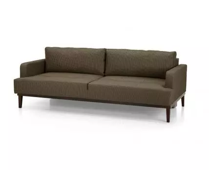 Диван Бендиго Лайт (Текстиль, темно-коричневый)