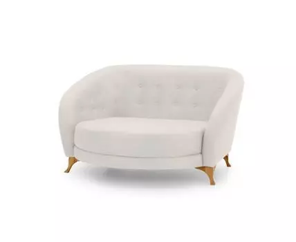 Диван Борнео (Текстиль, Молочный)