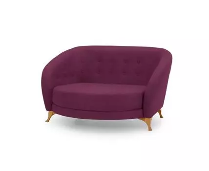 Диван Борнео (Велюр, Фиолетовый)