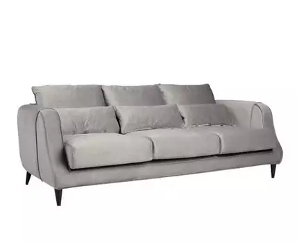Диван DANTE PLAIN (Серый, 106, 230, без механизма)