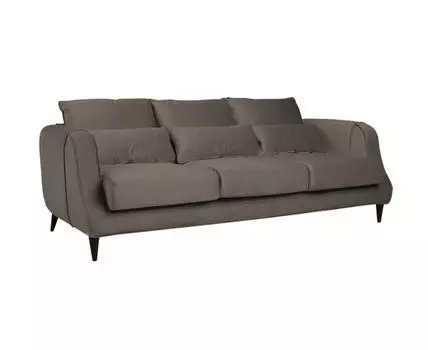 Диван DANTE PLAIN (темно-серый, 230, 85, без механизма)