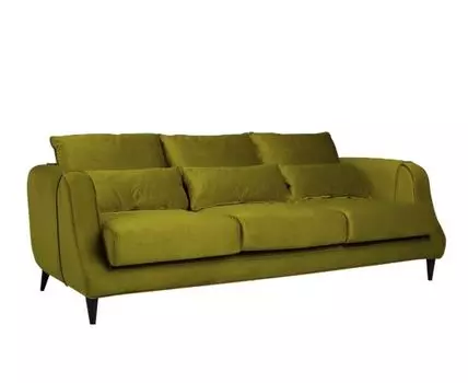 Диван DANTE PLAIN (Зеленый, 106, 230, без механизма)