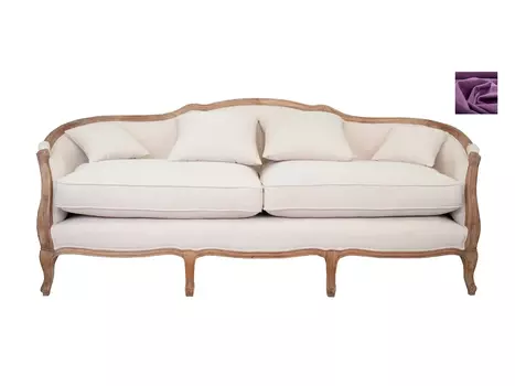 Диван Darcy 3 фиолетовый