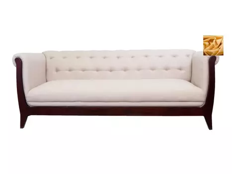 Диван Delvin желтый