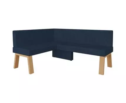 Диван для кухни Alto 140-178 L (Синий, 180,5, 60,5-142,5, без механизма)