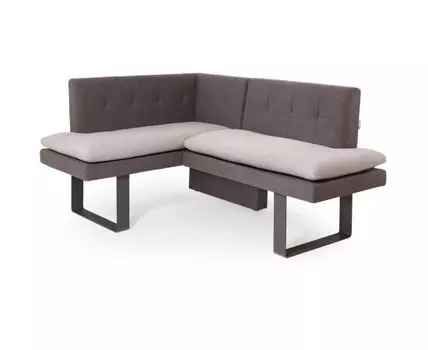 Диван для кухни Magiс 120-158 L (темно-серый, светло-серый, 160,5, 60,5-122,5, без механизма)