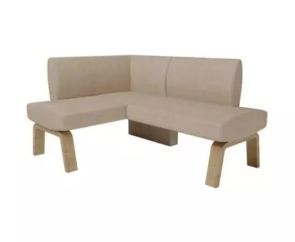 Диван для кухни Pride 120-158 L (Бежевый, 162, 64-124, без механизма)