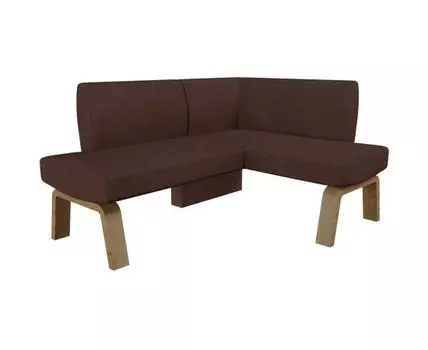 Диван для кухни Pride 158-120 R (Коричневый, 162, 64-124, без механизма)