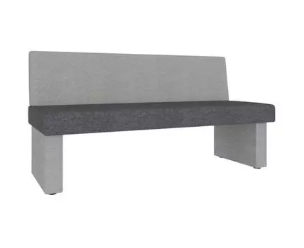 Диван для кухни Ratio 160 (серый, светло-серый, 160, 60,5, без механизма)