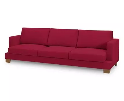 Диван Дрезден 2 (Текстиль, Красный)