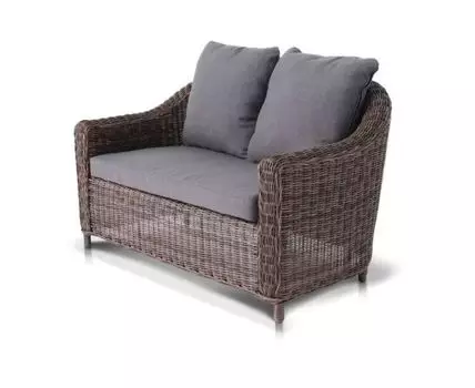 Диван двухместный Кон Панна (Коричневый, 137)