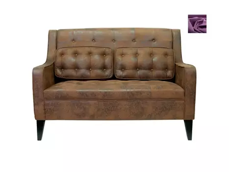 Диван Hublon фиолетовый