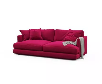Диван Ибица (Текстиль, Красный)