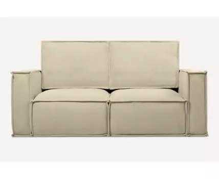 Диван Эби Мини Gesta White (двухсекционный МТД)