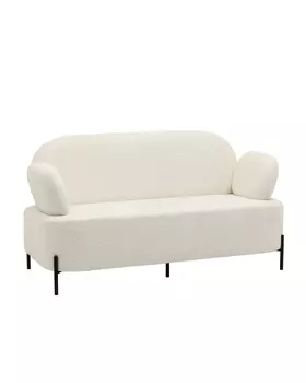 Диван Кэнди ткань букле белый