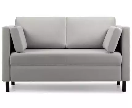 Диван Кела Мини Velvet Silver