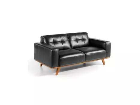 Диван кожаный 2х-местный