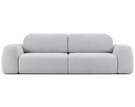 Диван Лилт Bucle Silver