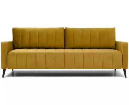 Диван Маркфул Velvet Yellow