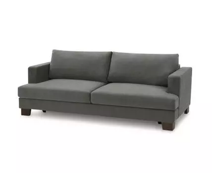 Диван Марсель (Велюр, Серый)