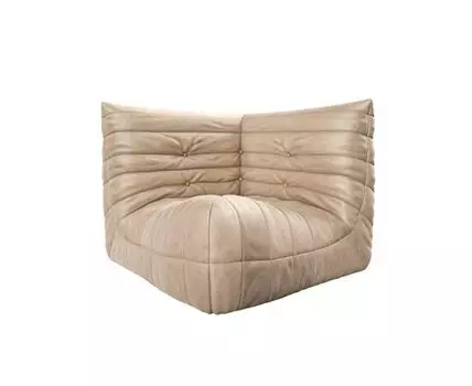 Диван Маршмеллоу Бежевый Пуф