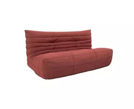 Диван Маршмеллоу Красный 2 секции (Красный, 160, 105)