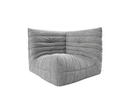 Диван Маршмеллоу Серый Пуф